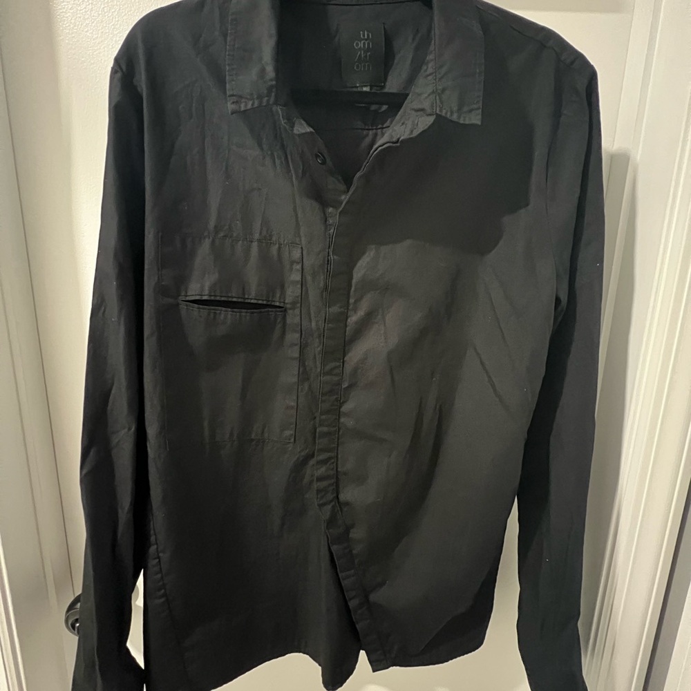 Black Button-Up Shirt